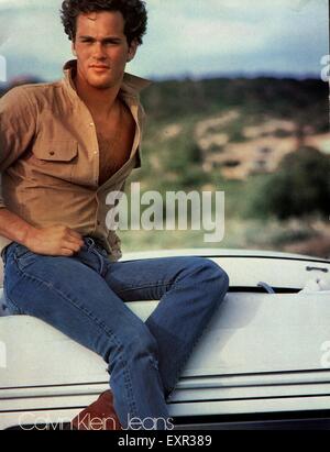 Calvin klein advert 1980s hi-res stock photography and images - Alamy
