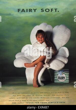 1990s UK Fairy Magazine Advert Stock Photo