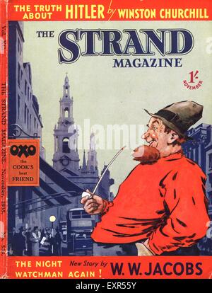 1930s UK The Strand Magazine Cover Stock Photo