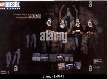 1990s UK Diesel Magazine Advert Stock Photo - Alamy