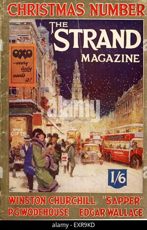 1930s UK The Strand Magazine Cover Stock Photo