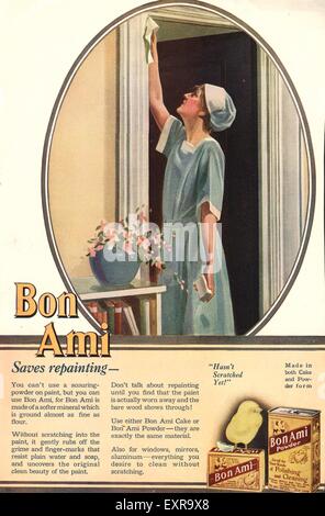 1930s USA Bon Ami Magazine Advert Stock Photo