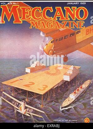 1920s UK Meccano Magazine Magazine Advert Stock Photo