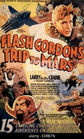 1930s USA Flash Gordon's Trip To Mars Film Poster Stock Photo - Alamy