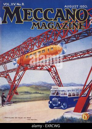 1920s UK Meccano Magazine Magazine Advert Stock Photo