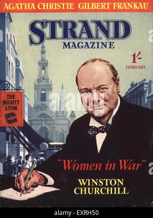 1930s UK The Strand Magazine Cover Stock Photo