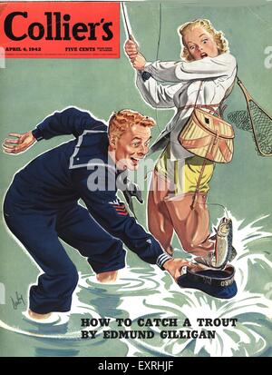 Collier's Magazine, May 22, 1948 - Tarpon Fishing Cover Photo by