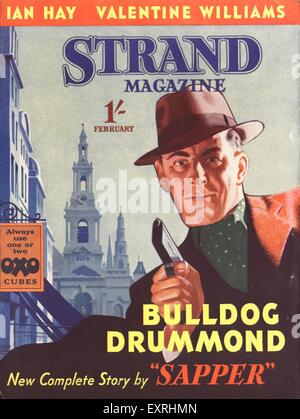 1930s UK The Strand Magazine Cover Stock Photo