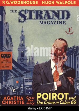 1930s UK The Strand Magazine Cover Stock Photo