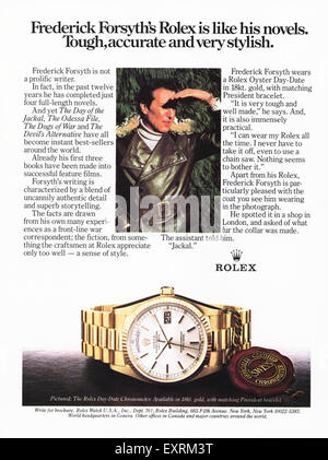 1970s uk rolex magazine advert hi res stock photography and images