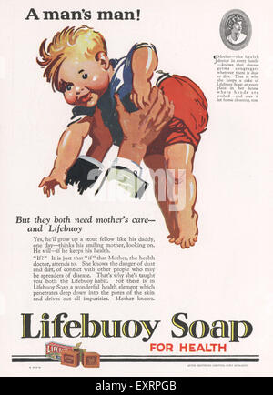 1920s UK Lifebuoy Magazine Advert