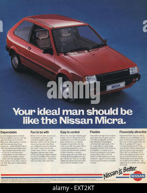 Nissan micra 1980s hi-res stock photography and images - Alamy