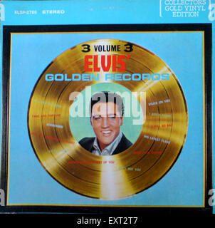 1960s USA Elvis Record Sleeve Album Cover Stock Photo