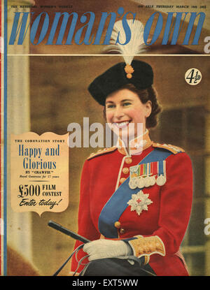 1950s UK Womans Own Magazine Cover Stock Photo