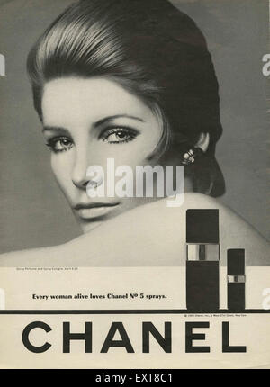 1960s USA Chanel Magazine Advert Stock Photo - Alamy