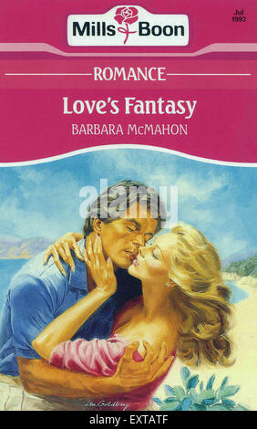 1990s UK Mills & Boon Book Cover Stock Photo