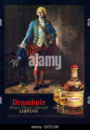 1960s UK Drambuie Magazine Advert Stock Photo