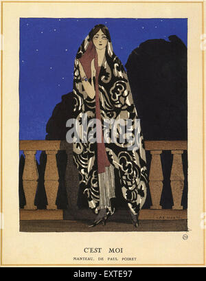 1920s France Fashion Magazine Plate Stock Photo - Alamy