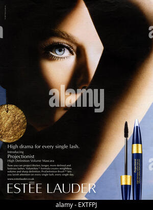 2000s UK Estee Lauder Magazine Advert Stock Photo