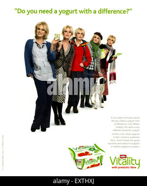 2010s UK Muller Magazine Advert Stock Photo