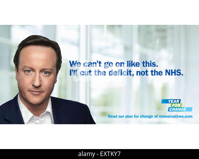 2010s UK The Conservative Party Billboard Advert Stock Photo