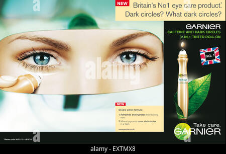 2010s UK Garnier Magazine Advert Stock Photo