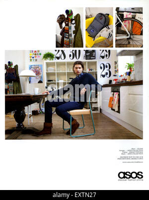 2010s UK ASOS Magazine Advert Stock Photo