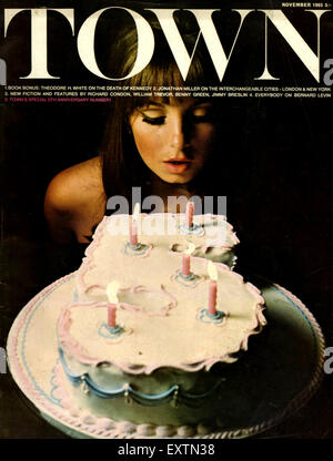 1960s UK Town Magazine Cover Stock Photo