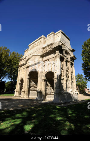 France, Provence, Vaucluse, Orange, roman arch Stock Photo