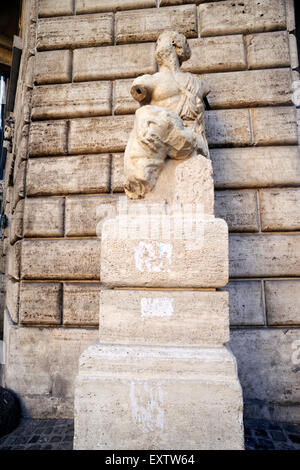 Italy, Rome, Pasquino, one of the talking statues in Rome Stock Photo