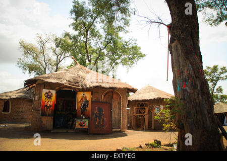 Nigeria's artist village in Abuja city Stock Photo