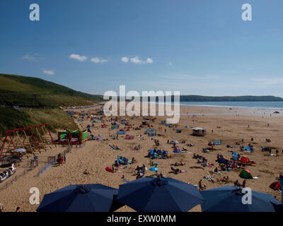 Woolacombe Beach, Devon, UK Stock Photo