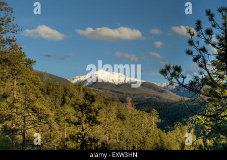 Middle Truchas Peak, in the Sangre de Christo mountains of northern New ...