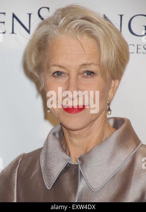 The 81st Annual Drama League Awards and Luncheon at the New York Marriott Marquis  Featuring: Helen Mirren Where: New York City, New York, United States When: 15 May 2015 Stock Photo