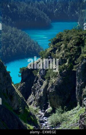 Blindsee, Ausserfern, Tyrol, Austria Stock Photo