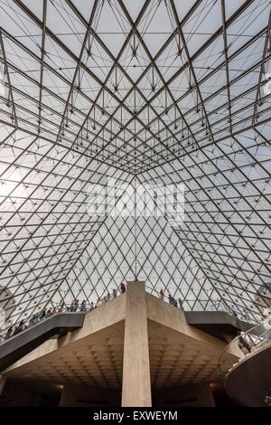 Pyramide des Louvre, Louvre, Quartier Tuileries, Paris, France, Europe Stock Photo