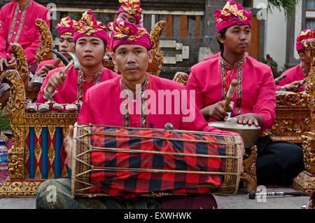 Gamelan orchestra, Bali, Indonesia, Asia Stock Photo