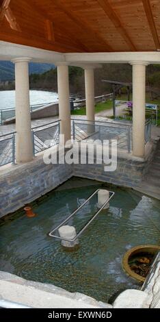 Roman bath in Roppen, Tyrol, Austria Stock Photo