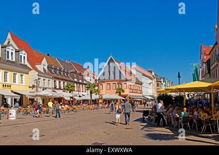 Maximilianstrasse, Speyer, Rhineland-Palatinate, Germany, Europe Stock Photo