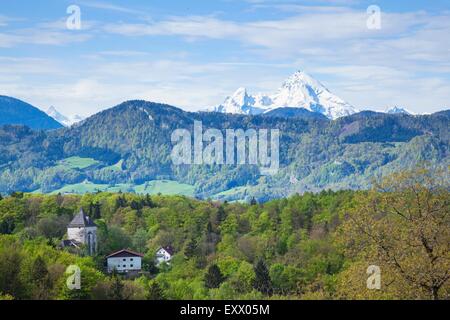 St. Jakob am Thurn on a spring morning, Austria Stock Photo