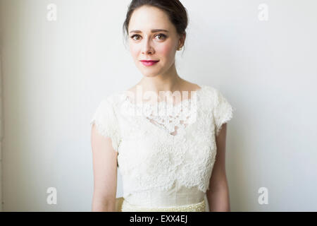 Studio portrait of bride Stock Photo