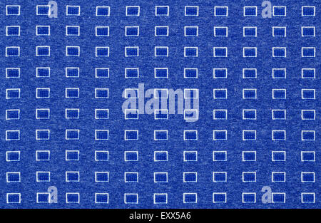 Blue textile fabric as a background, close-up Stock Photo