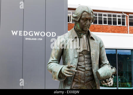 Stoke-on-Trent, Staffordshire, UK. 17th July, 2015. The Wedgwood Visitor Centre and Museum, Stoke-on-Trent, Staffs, England, on the day it was reopened after 6 months of being closed for refurbishment. Friday 17th. July 2015 Credit:  John Keates/Alamy Live News Stock Photo