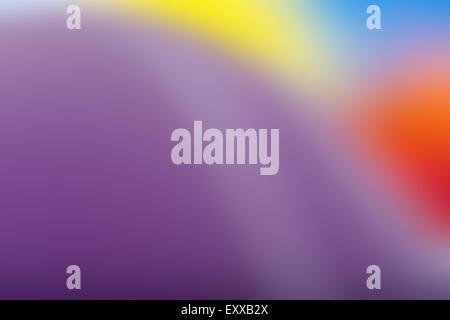 Blurry colorful abstraction useful as background. Multicolored vibrant background with place for. text Stock Photo