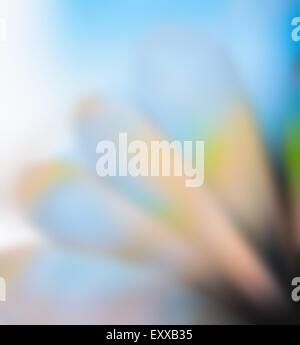 Blurry colorful abstraction useful as background. Multicolored vibrant background with place for. text Stock Photo