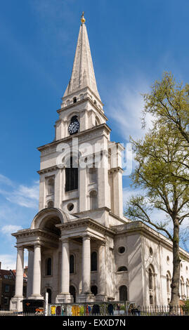 Christ Church, Spitalfields, Tower Hamlets, London, England, UK Stock Photo