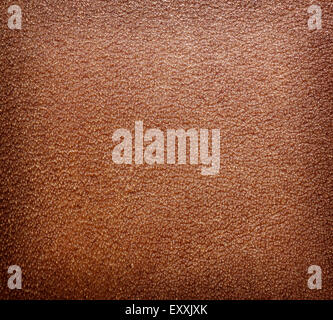 Brown leather texture closeup. Useful as background for design-works. Stock Photo