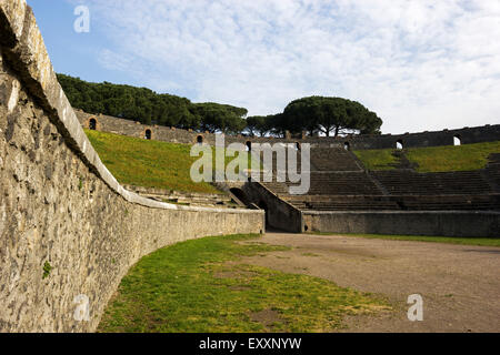 Ruins in Pompeii in Italy Stock Photo