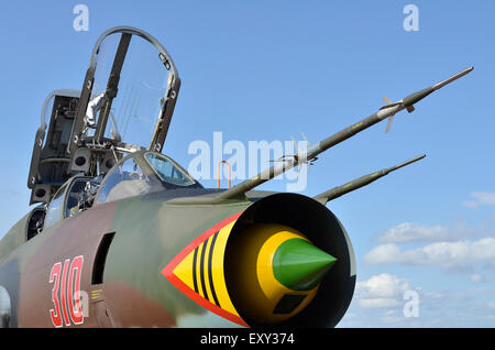 Sukhoi Su-22 jet fighter operated by the Polish Air Force on display at RIAT 2015, Fairford, UK. Credit:  Antony Nettle/Alamy Live News Stock Photo