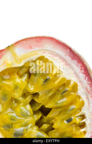 passion fruit on white background Stock Photo